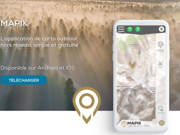 MAPIK: The new free mapping application for your outdoor activities