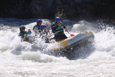 Rafting on the Durance