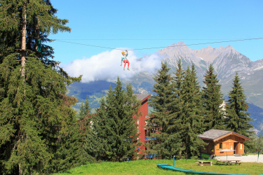 The Mont-Blanc treetop adventure course