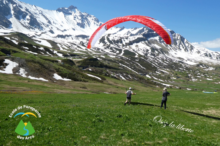 Paragliding School in Les Arcs